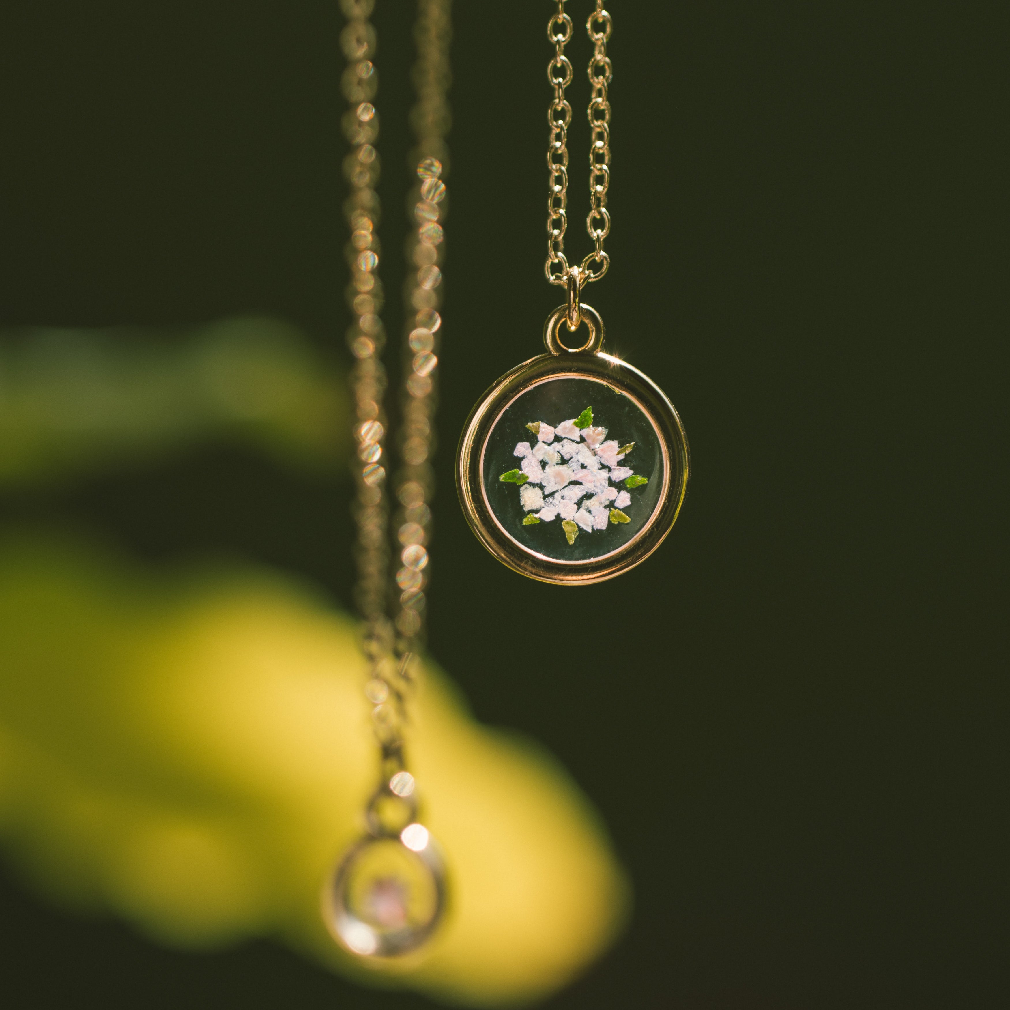 Pressed Floral Necklace